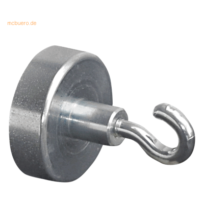 Ecobra Hakenmagnet Hartferrit 32x7mm Ecobra Hakenmagnet Hartferrit 32x7mm