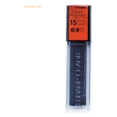 12 x Ecobra Ersatzminen 0,9 HB VE=15 Stück 12 x Ecobra Ersatzminen 0,9 HB VE=15 Stück