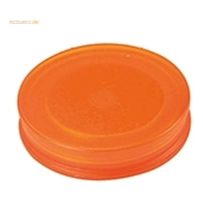Ecobra Glasboard-Rundmagnet Neodym 25x6mm orange transparent VE=4 Stüc Ecobra Glasboard-Rundmagnet Neodym 25x6mm orange transparent VE=4 Stüc