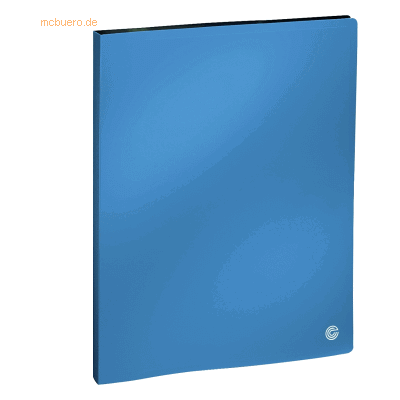 Ecobra Sichtbuch A4 30 Hüllen Blue Metallic Ecobra Sichtbuch A4 30 Hüllen Blue Metallic