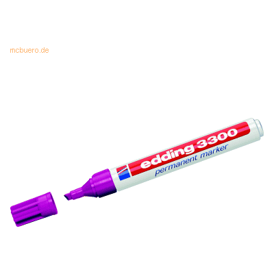 10 x Edding Permanentmarker edding 3300 rot violett 10 x Edding Permanentmarker edding 3300 rot violett