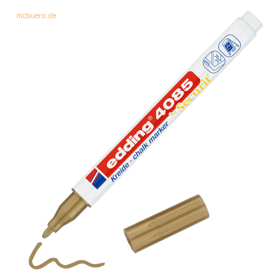 10 x Edding Kreidemarker edding 4085 gold 10 x Edding Kreidemarker edding 4085 gold