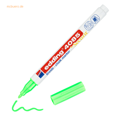 10 x Edding Kreidemarker edding 4085 neongrün 10 x Edding Kreidemarker edding 4085 neongrün