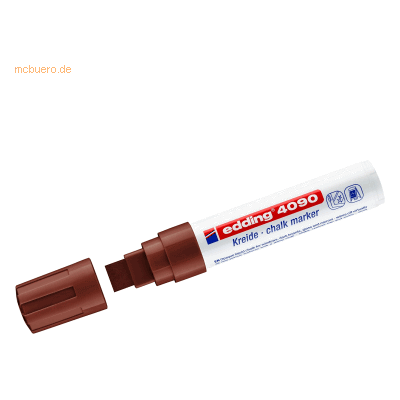 Edding Kreidemarker edding 4090 4-15mm braun Edding Kreidemarker edding 4090 4-15mm braun