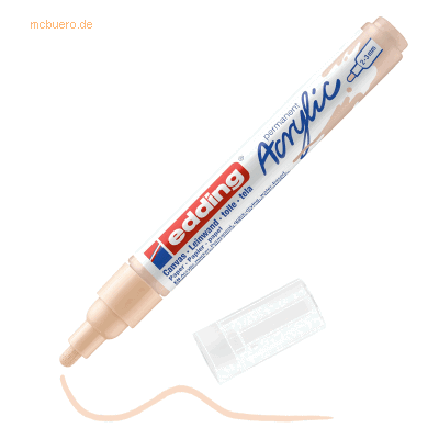 10 x Edding Acrylmarker edding 5100 medium warmbeige 10 x Edding Acrylmarker edding 5100 medium warmbeige