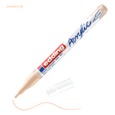 10 x Edding Acrylmarker edding 5300 fein warmbeige 10 x Edding Acrylmarker edding 5300 fein warmbeige