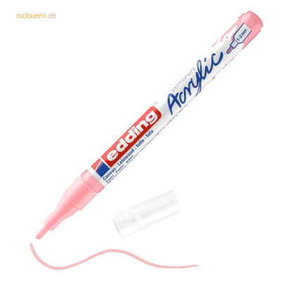 10 x Edding Acrylmarker edding 5300 fein edel mauve 10 x Edding Acrylmarker edding 5300 fein edel mauve