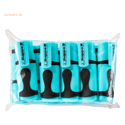 Edding Textmarker edding 7 Mini VE=10 Stück Polybeutel pastellblau Edding Textmarker edding 7 Mini VE=10 Stück Polybeutel pastellblau