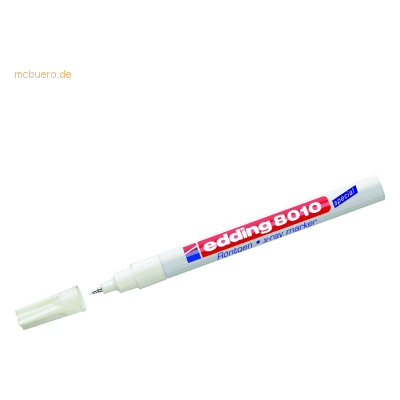 10 x Edding Spezialmarker edding 8010 Röntgenmarker weiß 10 x Edding Spezialmarker edding 8010 Röntgenmarker weiß