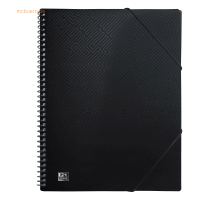 Oxford Spiralsichtbuch mit 40 Hüllen A4 PP blickdicht schwarz Oxford Spiralsichtbuch mit 40 Hüllen A4 PP blickdicht schwarz