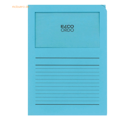 Elco Organisationsmappe Ordo classico Papier A4 220x310 mm blau VE=100 Elco Organisationsmappe Ordo classico Papier A4 220x310 mm blau VE=100