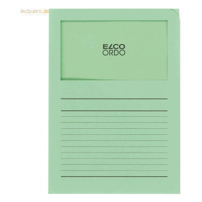 Elco Organisationsmappe Ordo classico Papier A4 220x310 mm grün VE=100 Elco Organisationsmappe Ordo classico Papier A4 220x310 mm grün VE=100