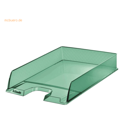 10 x Esselte Briefkorb Colour'Ice A4 PS transparent grün 10 x Esselte Briefkorb Colour'Ice A4 PS transparent grün