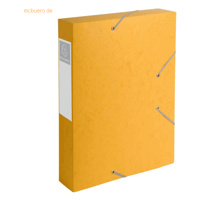 Exacompta Sammelbox Nature Future A4 60mm Manila-Karton gelb Exacompta Sammelbox Nature Future A4 60mm Manila-Karton gelb