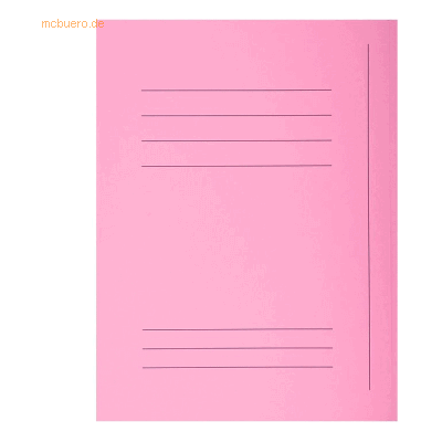 Exacompta Aktenmappe Jura A4 3 Klappen Karton VE=50 Stück rosa Exacompta Aktenmappe Jura A4 3 Klappen Karton VE=50 Stück rosa