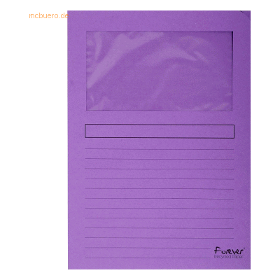 Exacompta Sichtmappen Forever A4 VE=100 Stück violett Exacompta Sichtmappen Forever A4 VE=100 Stück violett