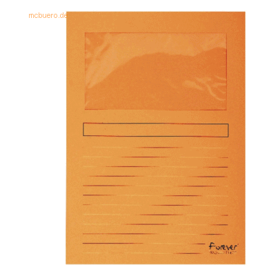 Exacompta Sichtmappen A4 120g/qm Karton orange VE=100 Stück Exacompta Sichtmappen A4 120g/qm Karton orange VE=100 Stück