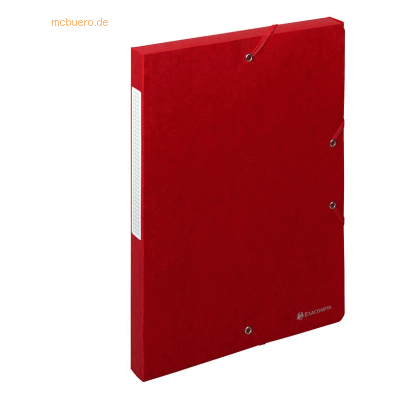 10 x Exacompta Sammelbox Scotten A4 25mm rot 10 x Exacompta Sammelbox Scotten A4 25mm rot
