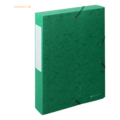 10 x Exacompta Sammelbox Scotten A4 60mm grün 10 x Exacompta Sammelbox Scotten A4 60mm grün