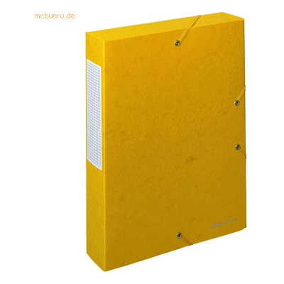 10 x Exacompta Sammelbox Scotten A4 60mm gelb 10 x Exacompta Sammelbox Scotten A4 60mm gelb