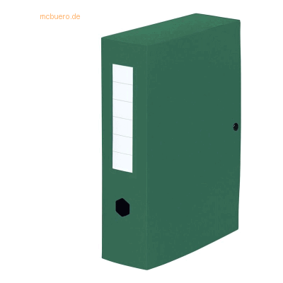 10 x Exacompta Sammelbox A4 80mm PP grün 10 x Exacompta Sammelbox A4 80mm PP grün