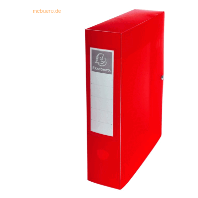Exacompta Sammelbox A4 80mm PP rot Exacompta Sammelbox A4 80mm PP rot