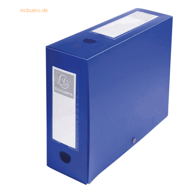 Exacompta Sammelbox A4 100mm PP blau Exacompta Sammelbox A4 100mm PP blau