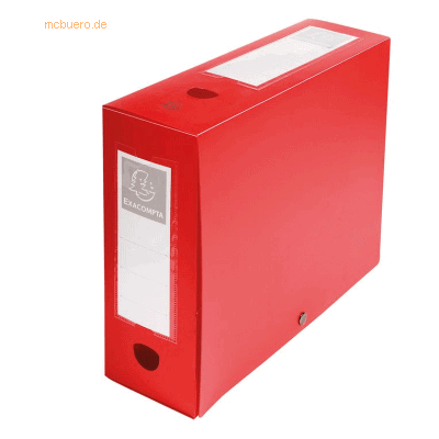 Exacompta Sammelbox A4 100mm PP rot Exacompta Sammelbox A4 100mm PP rot
