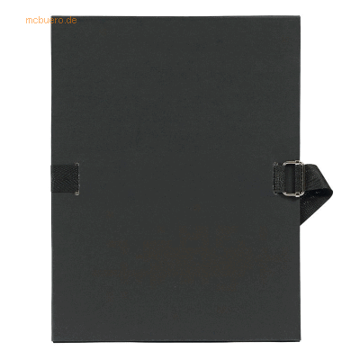 Exacompta Dokumentenmappe A4 120mm mit dehnbarem Rücken schwarz Exacompta Dokumentenmappe A4 120mm mit dehnbarem Rücken schwarz