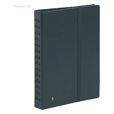 Exacompta Visitenkartenbuch Exacard 20x14,5cm für 120 Karten schwarz Exacompta Visitenkartenbuch Exacard 20x14,5cm für 120 Karten schwarz