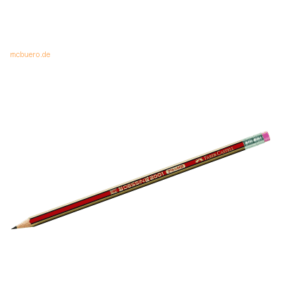 12 x Faber Castell Bleistift Dessin 2001 HB mit Radierer 12 x Faber Castell Bleistift Dessin 2001 HB mit Radierer