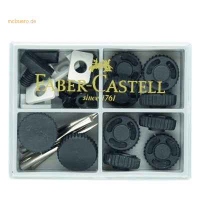 Faber Castell Zirkelersatzteilkästchen Faber Castell Zirkelersatzteilkästchen