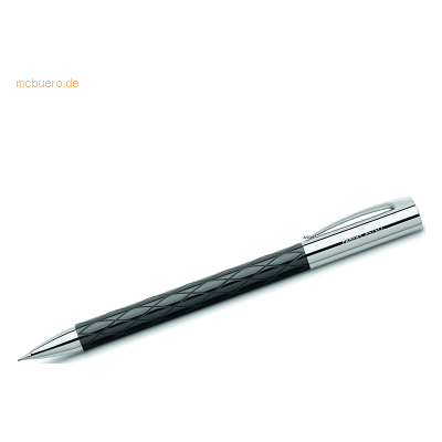 Faber Castell Drehbleistift Ambition Rhombus schwarz 0,7mm B im Gesche Faber Castell Drehbleistift Ambition Rhombus schwarz 0,7mm B im Gesche