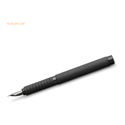Faber Castell Füller Essentio Aluminium B Schwarz Faber Castell Füller Essentio Aluminium B Schwarz