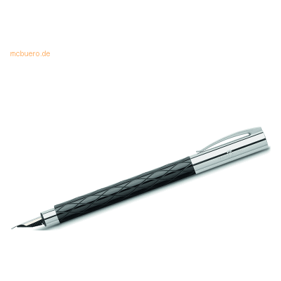 Faber Castell Füllfederhalter Ambition Rhombus schwarz F im Etui Faber Castell Füllfederhalter Ambition Rhombus schwarz F im Etui