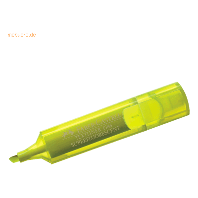10 x Faber Castell Textmarker Textliner 1546 nachfüllbar gelb 10 x Faber Castell Textmarker Textliner 1546 nachfüllbar gelb