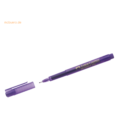 10 x Faber Castell Fineliner Broadpen 1554 0,8 mm violett 10 x Faber Castell Fineliner Broadpen 1554 0,8 mm violett
