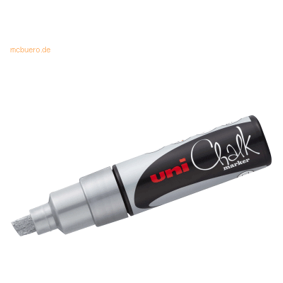 Uni-Ball Kreidemarker Uni Chalk PWE-8K 8mm silber Uni-Ball Kreidemarker Uni Chalk PWE-8K 8mm silber