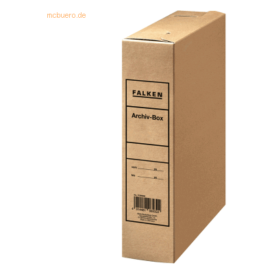 50 x Falken Archivschachtel 23x32x8cm chamois mit Archivaufdruck 50 x Falken Archivschachtel 23x32x8cm chamois mit Archivaufdruck