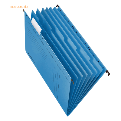 Falken Mehrfachhängemappe UniReg 6 Trennblätter blau Falken Mehrfachhängemappe UniReg 6 Trennblätter blau