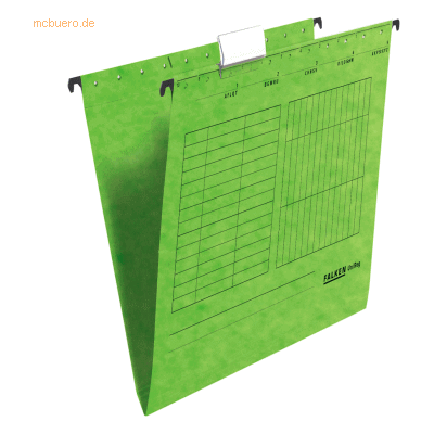 25 x Falken Hängemappe UniReg Kraftkarton 230g/qm seitlich offen grün 25 x Falken Hängemappe UniReg Kraftkarton 230g/qm seitlich offen grün