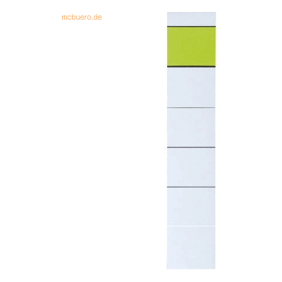 50 x k.A. Ordnerrückenschilder selbstklebend grüner Balken 36x190mm VE 50 x k.A. Ordnerrückenschilder selbstklebend grüner Balken 36x190mm VE