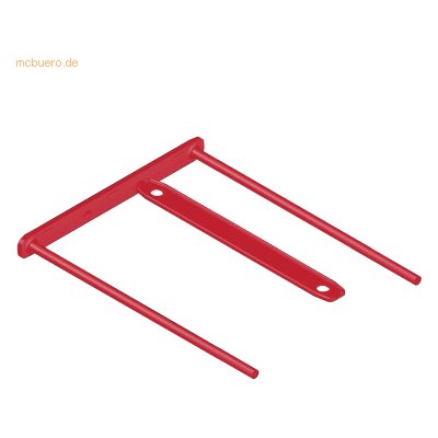 Bankers Box Archivclip BBD- Clip kunststoffbeschichtetes Metall rot VE Bankers Box Archivclip BBD- Clip kunststoffbeschichtetes Metall rot VE