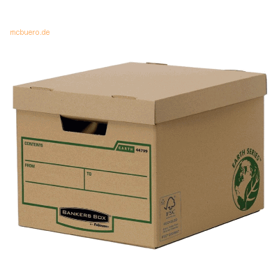 10 x Bankers Box Archivbox Heavy Duty Earth BxHxT 34,2x29,1x40cm braun 10 x Bankers Box Archivbox Heavy Duty Earth BxHxT 34,2x29,1x40cm braun