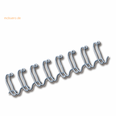 Fellowes Drahtbinderücken A4 3:1 10mm 51-65 Blatt weiß VE=100 Stück Fellowes Drahtbinderücken A4 3:1 10mm 51-65 Blatt weiß VE=100 Stück