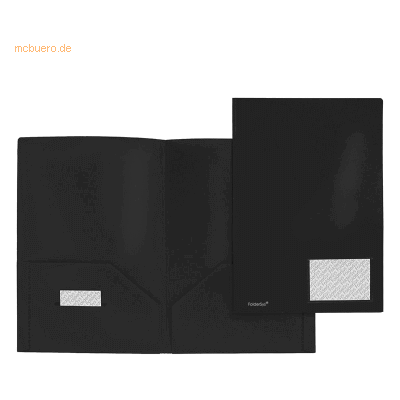 10 x Foldersys Angebotsmappe A4 PP vollfarbig schwarz 10 x Foldersys Angebotsmappe A4 PP vollfarbig schwarz