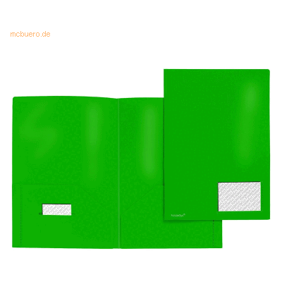 10 x Foldersys Angebotsmappe A4 PP vollfarbig grün 10 x Foldersys Angebotsmappe A4 PP vollfarbig grün