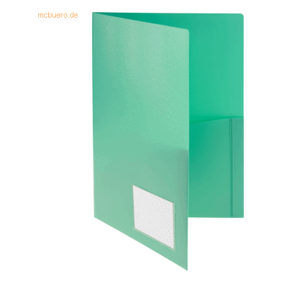 10 x Foldersys Angebotsmappe A4 PP runde Taschen vollfarbig grün 10 x Foldersys Angebotsmappe A4 PP runde Taschen vollfarbig grün