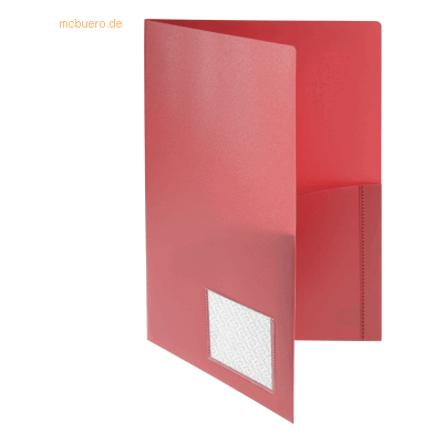 10 x Foldersys Angebotsmappe A4 PP runde Taschen vollfarbig rot 10 x Foldersys Angebotsmappe A4 PP runde Taschen vollfarbig rot