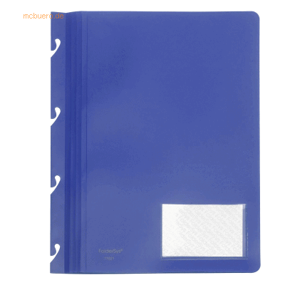 10 x Foldersys Einhakhefter Variant A4 PP vollfarbig blau 10 x Foldersys Einhakhefter Variant A4 PP vollfarbig blau